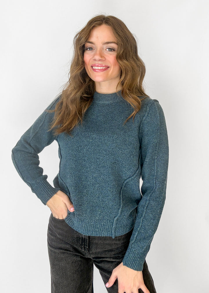 Mallory Pullover - Teal