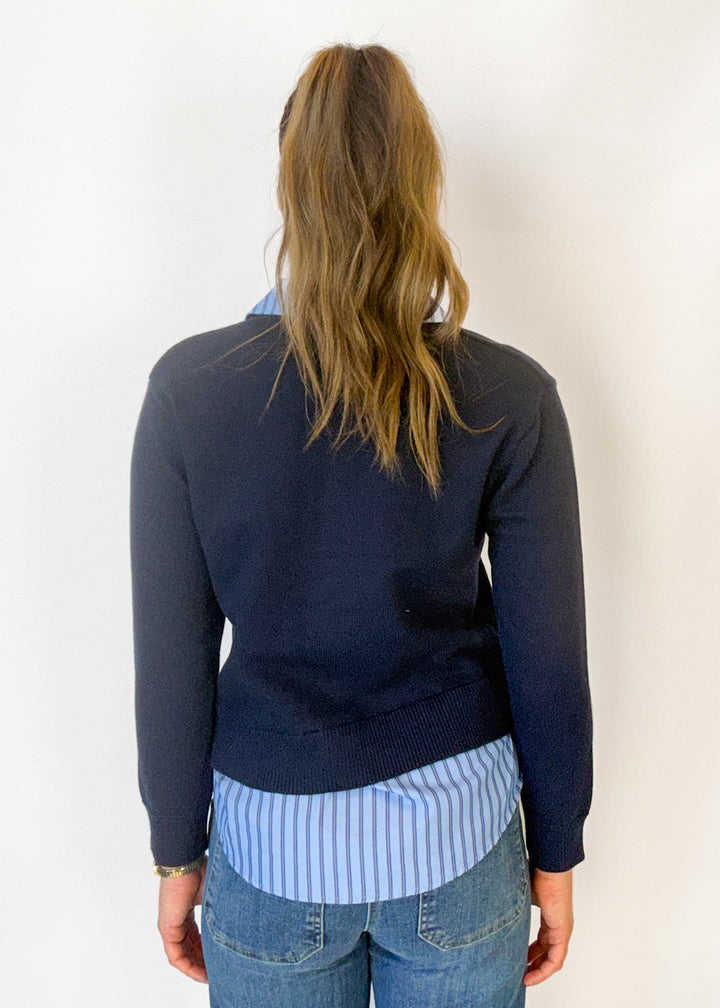 Lila Layered Button Down Cardigan