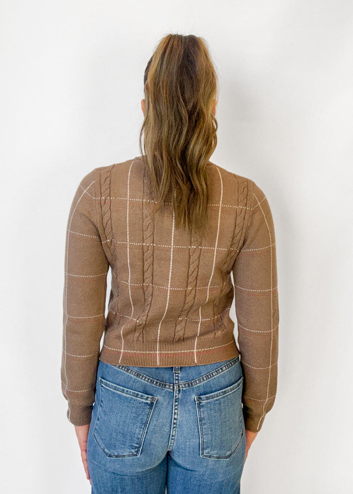 Julia Plaid Cardigan