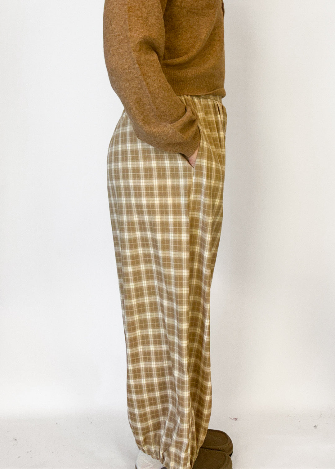 Blake Plaid Balloon Pants