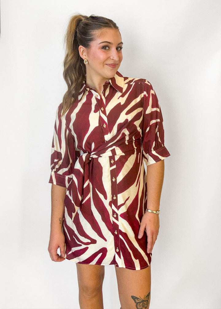 Sutton Abstract Mini Dress