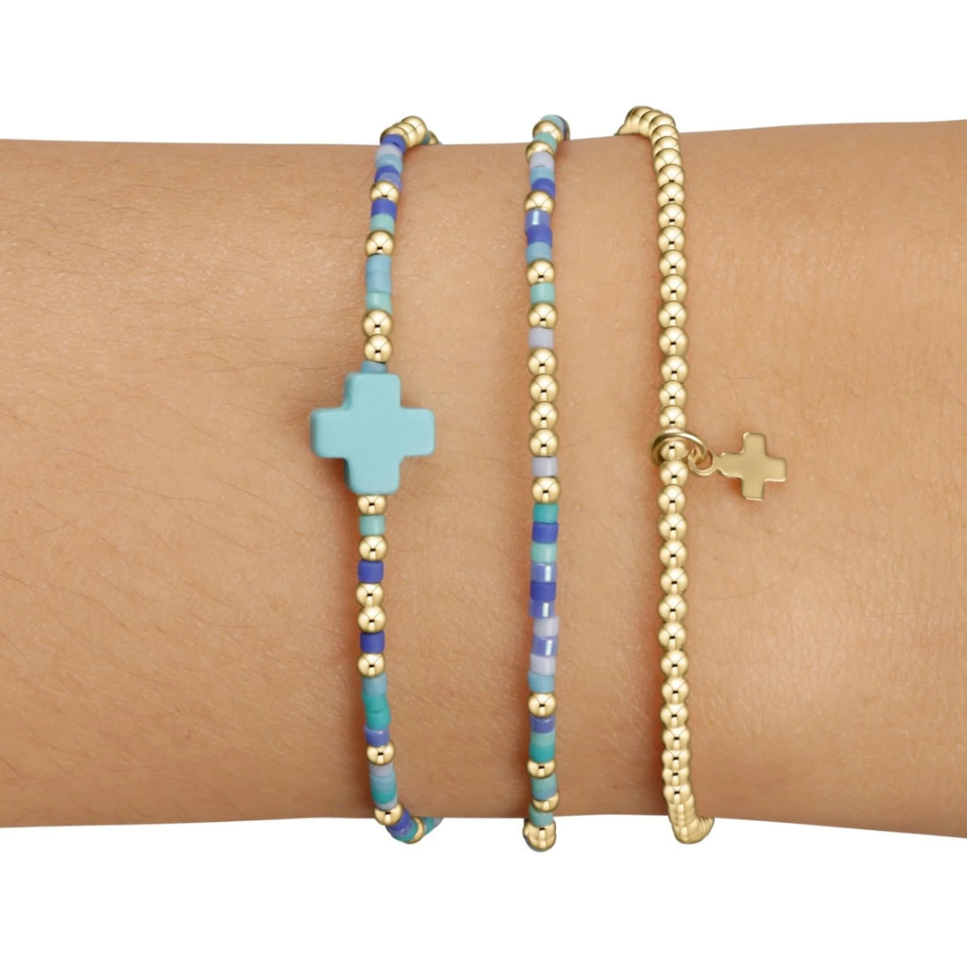 egirl Hope Unwritten Signature Cross Bracelet - Water You Doing?