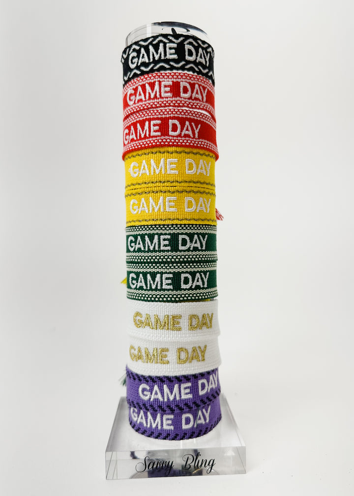 Game Day Embroidered Bracelet