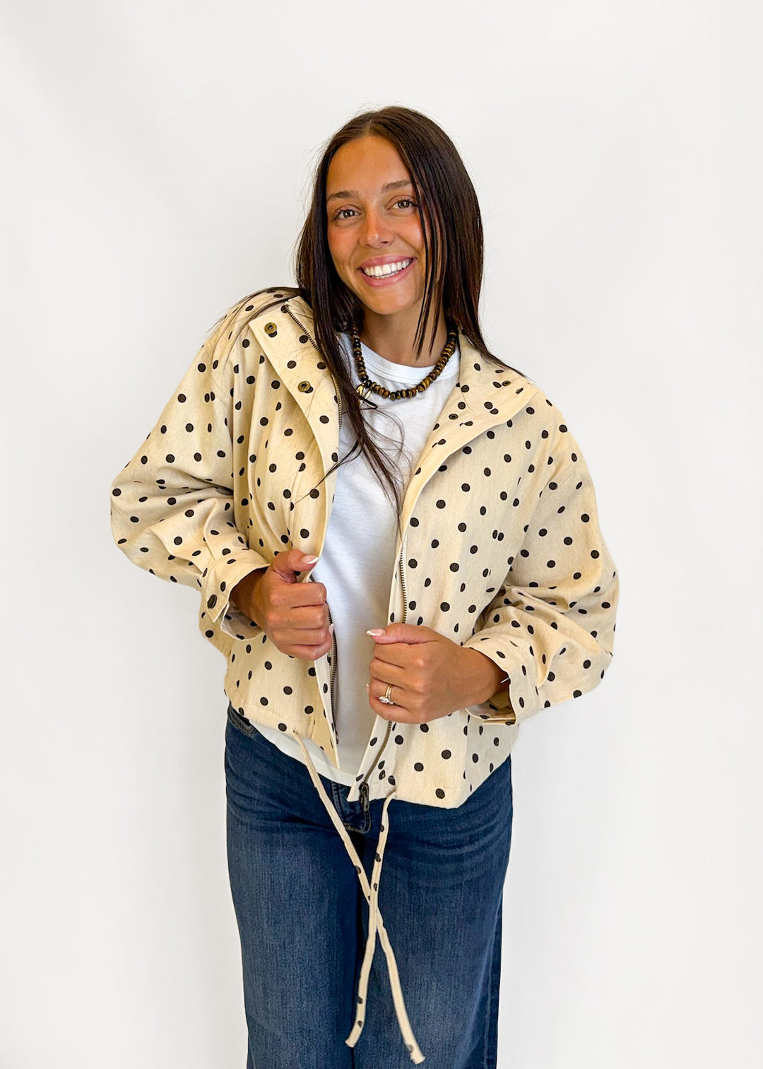 Amelia Polka Dot Jacket