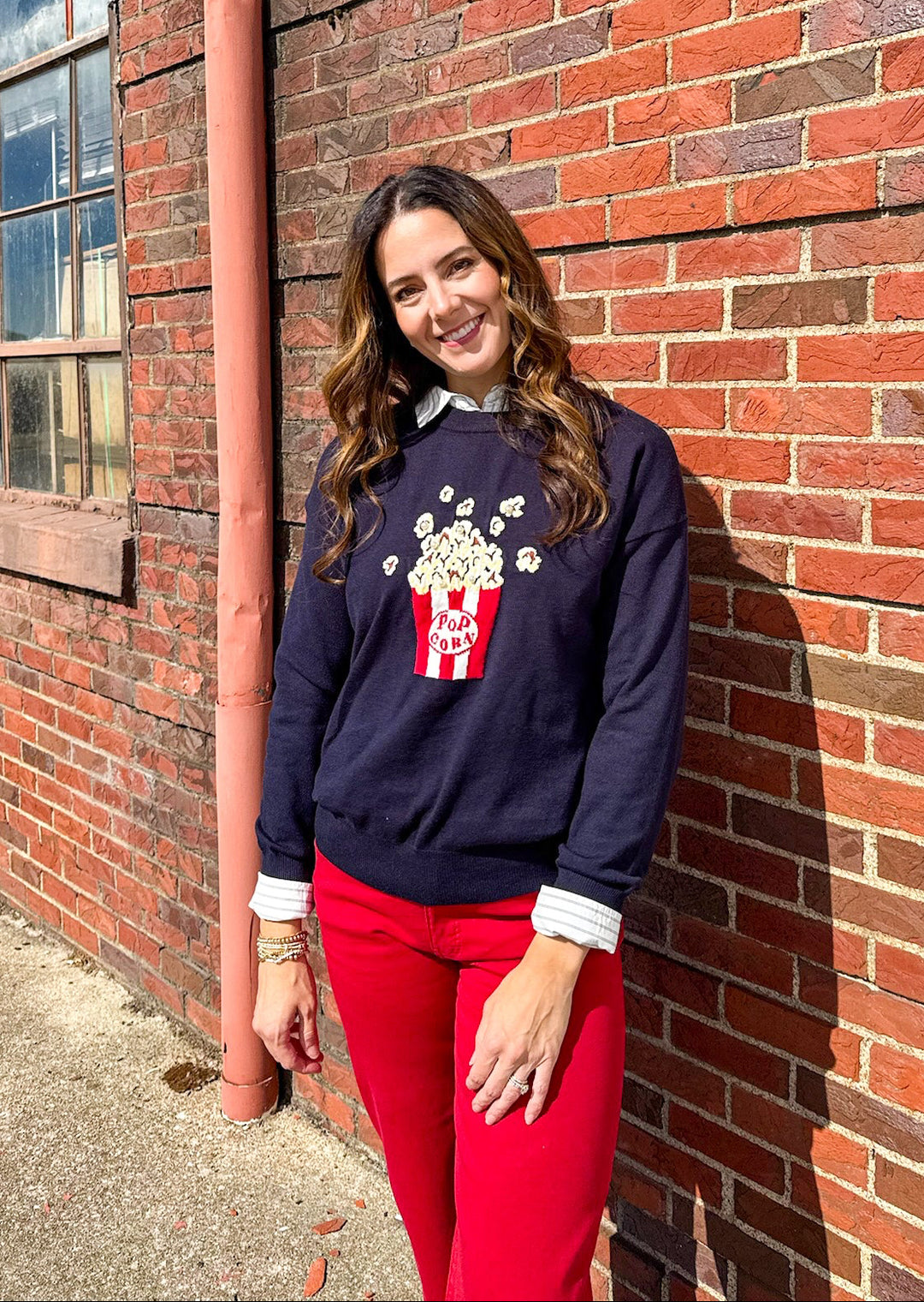 Wilma Popcorn Sweater