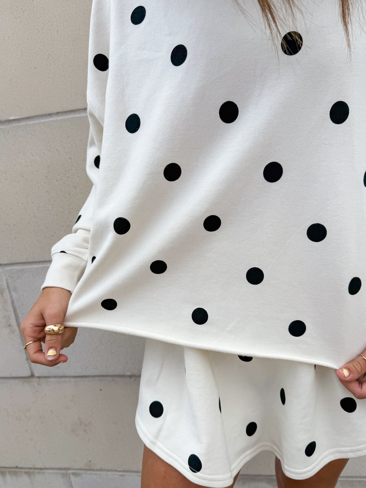 Annie Polka Dot Sweatshirt