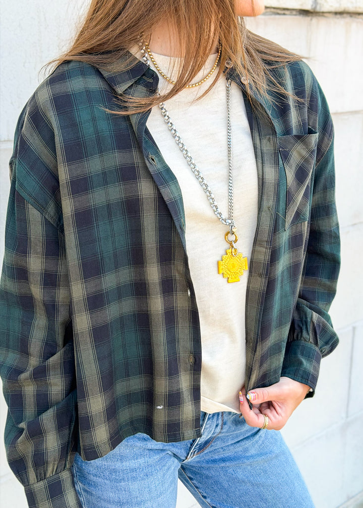 Sanctuary Clothing The Autumn Edit Flannel Top