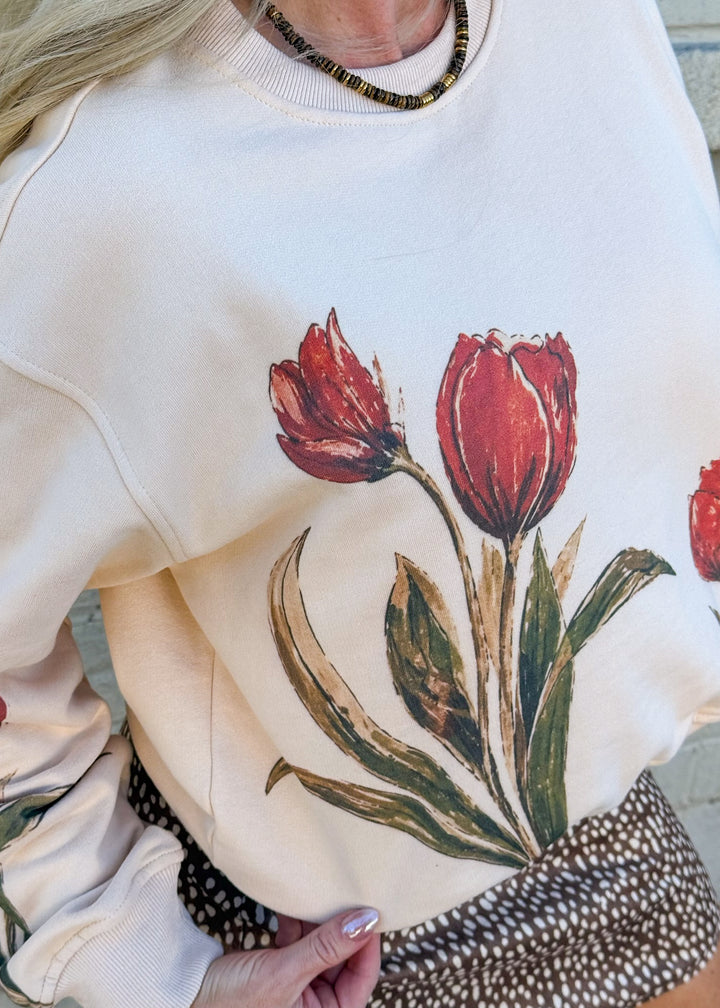Josie Floral Sweatshirt
