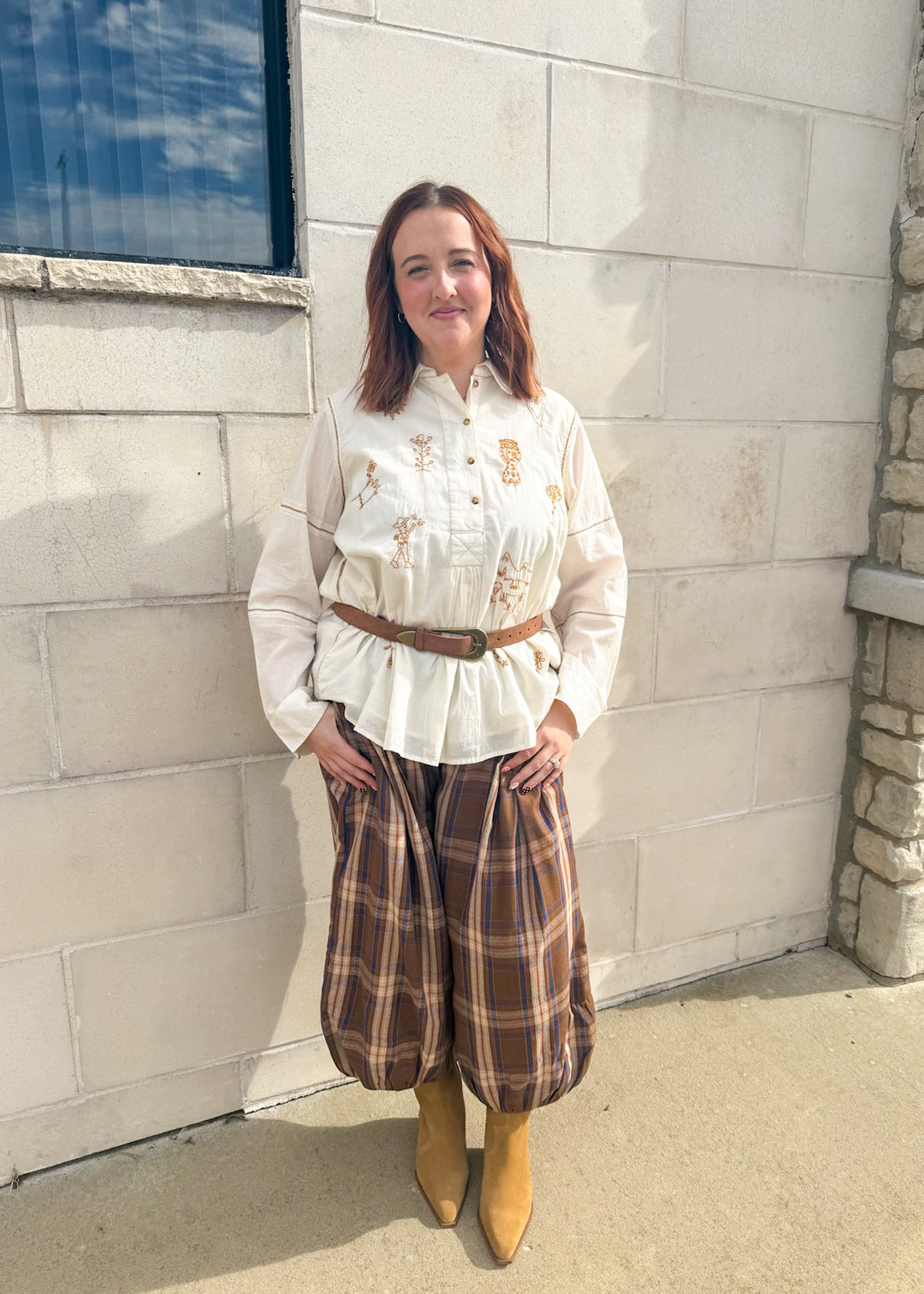 Clarke Plaid Pants