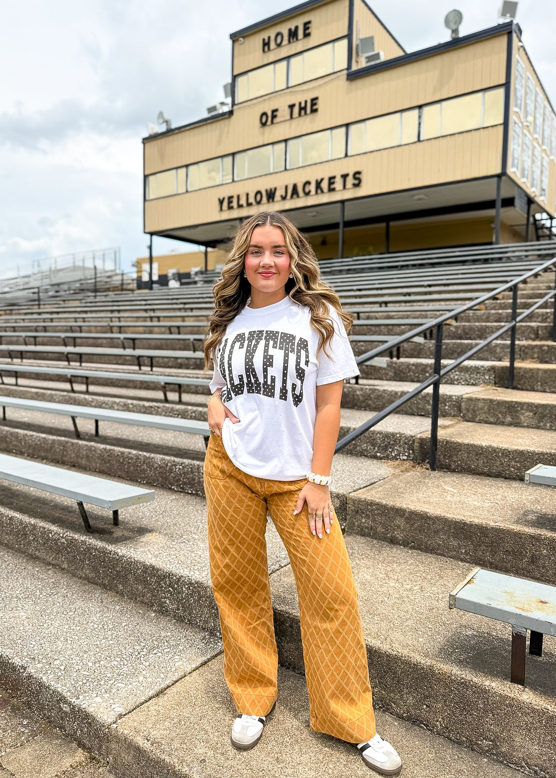 Jackets Polka Dot Graphic Tee