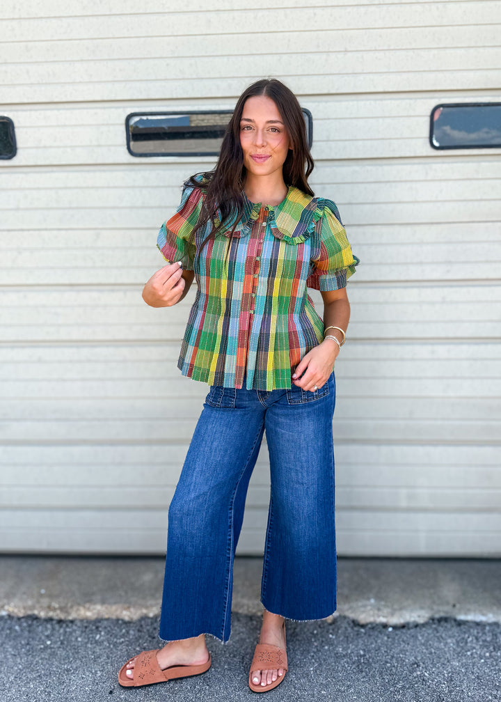 Ivy Jane Penny Plaid Top