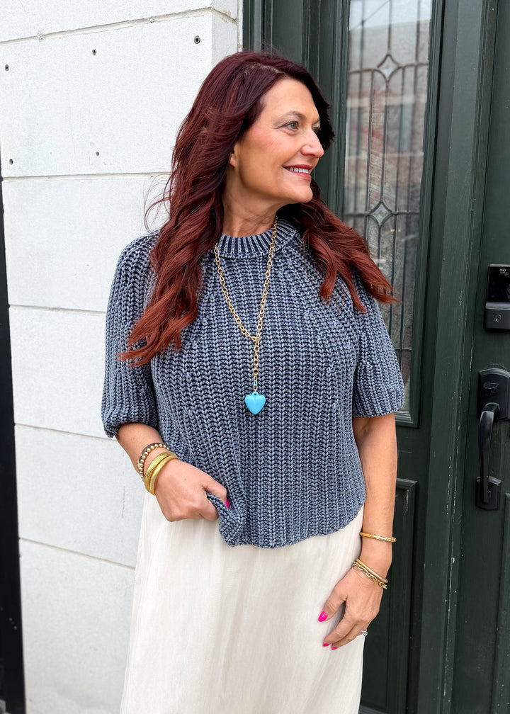 Free People Amy Sweater Tee