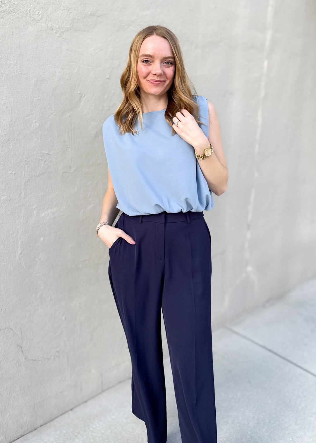 Jadyn Bubble Hem Top