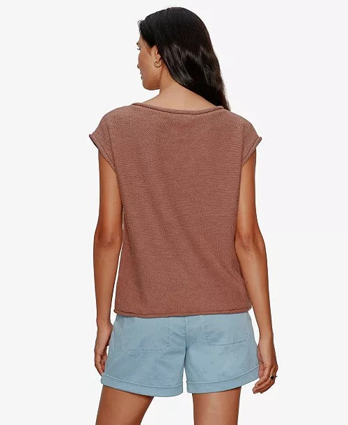 Sanctuary Clothing Easy Sweater Tee - Mud Bath