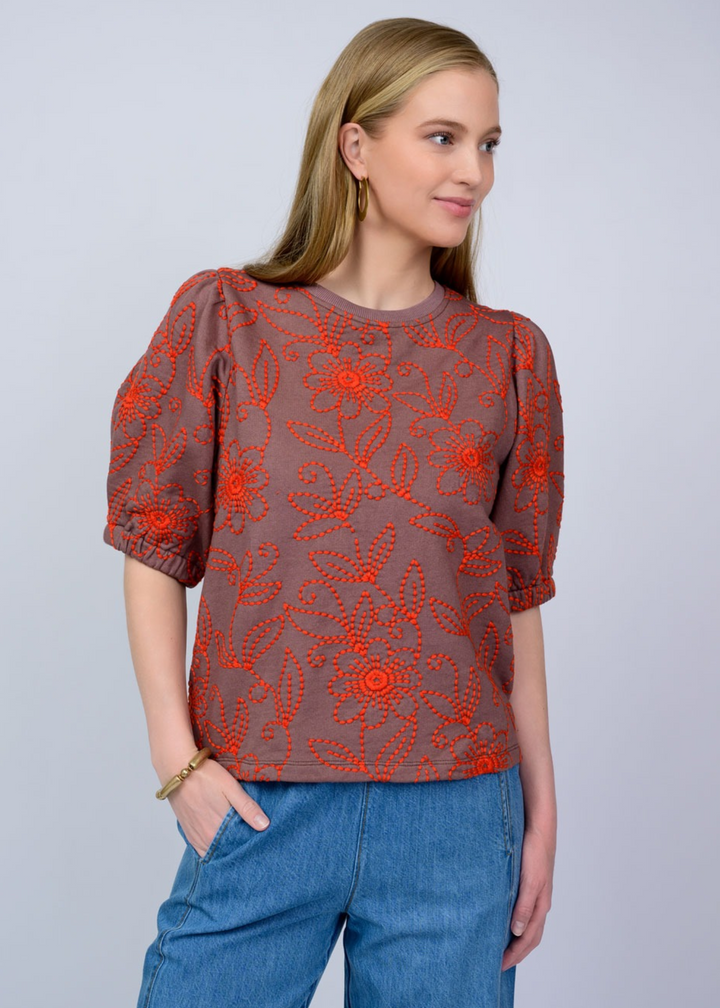 Ivy Jane Shelby Embroidered Top