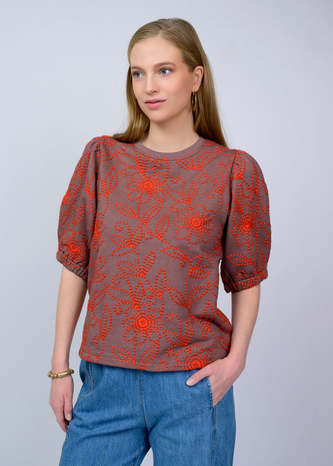 Ivy Jane Shelby Embroidered Top