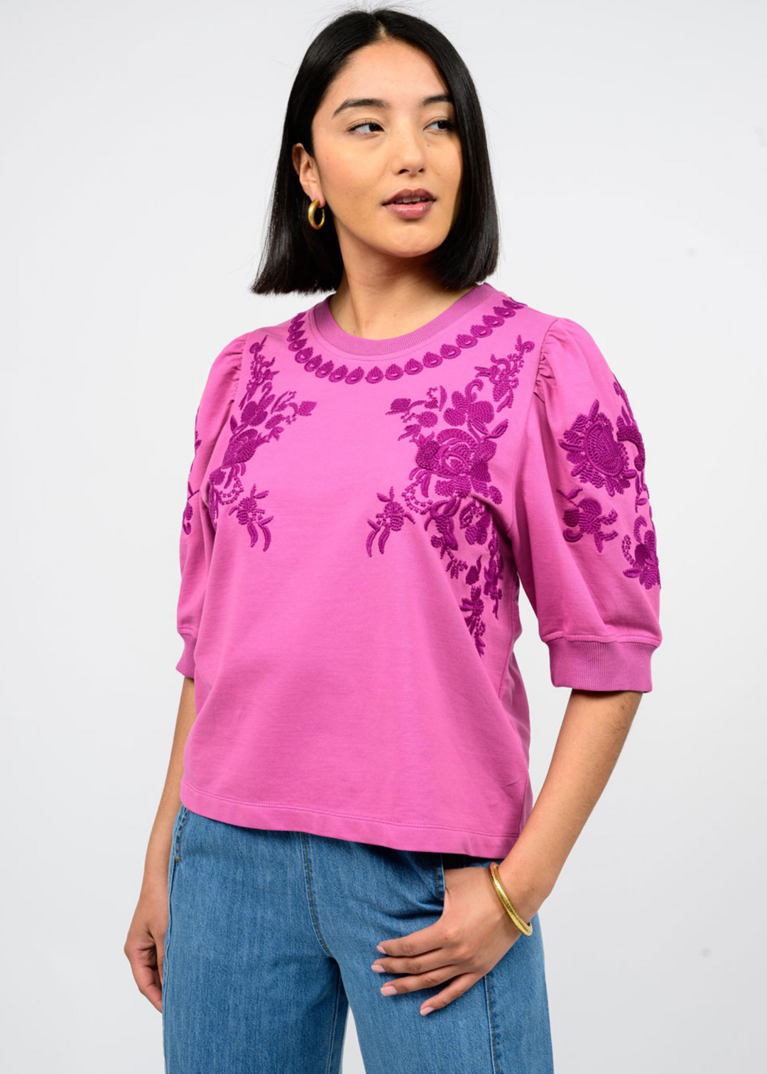 Ivy Jane Trail of Flowers Top