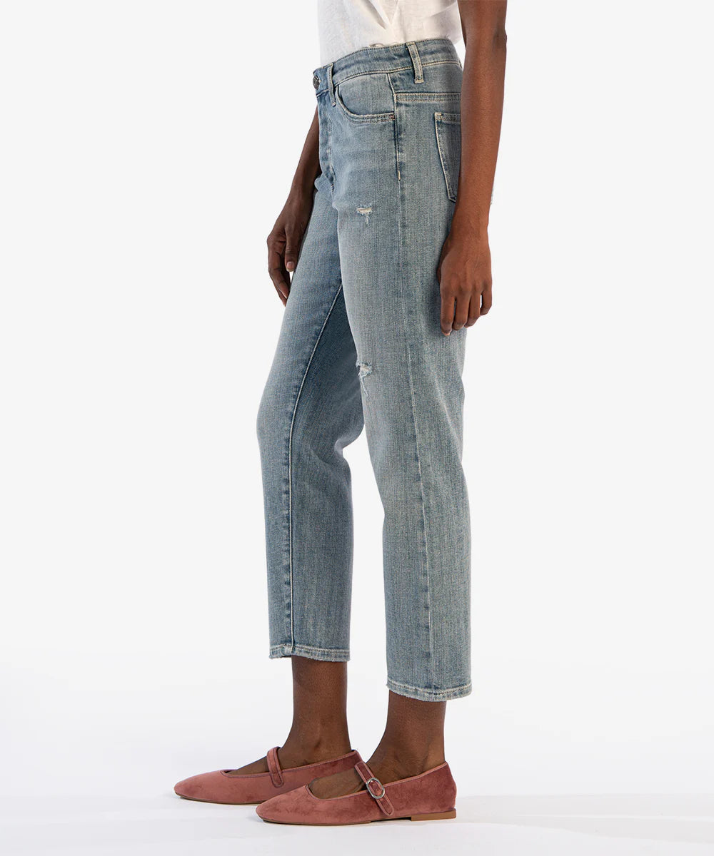 Kut from the Kloth Elizabeth Slouchy Boyfriend Crop Jean