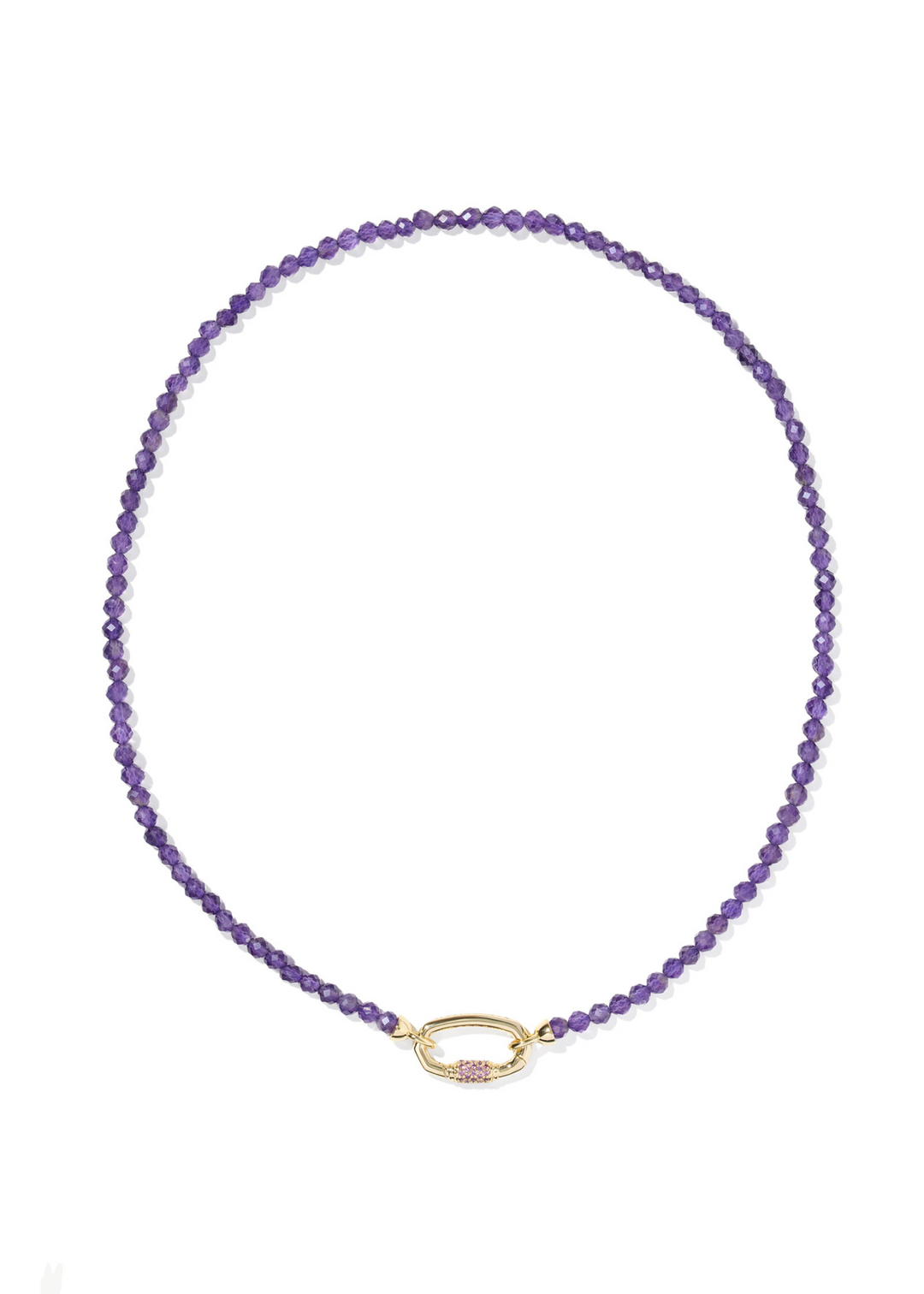 Kendra Scott Emery Beaded Strand Necklace - Gold/Dark Purple Amethyst