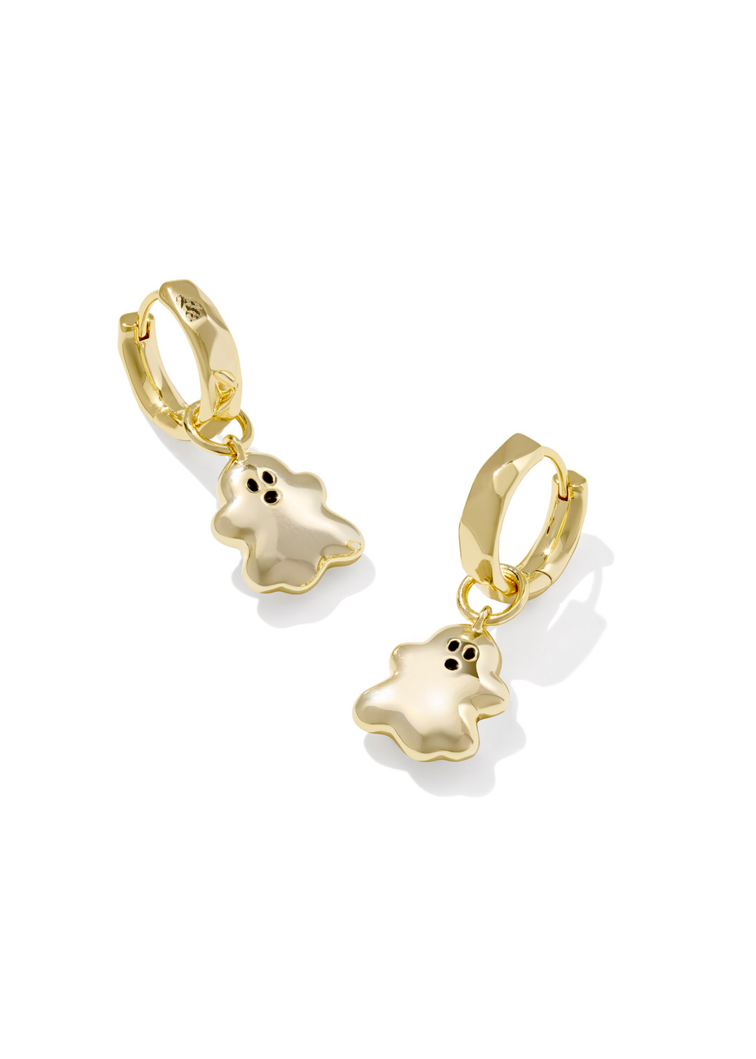 Kendra Scott Ghost Huggie Earrings - Gold/White Mother of Pearl