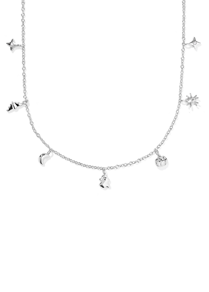 Kendra Scott Halloween Strand Necklace - Rhodium/Multi Mix