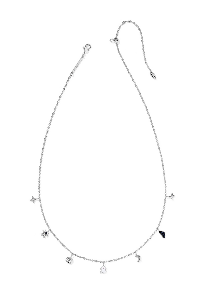 Kendra Scott Halloween Strand Necklace - Rhodium/Multi Mix