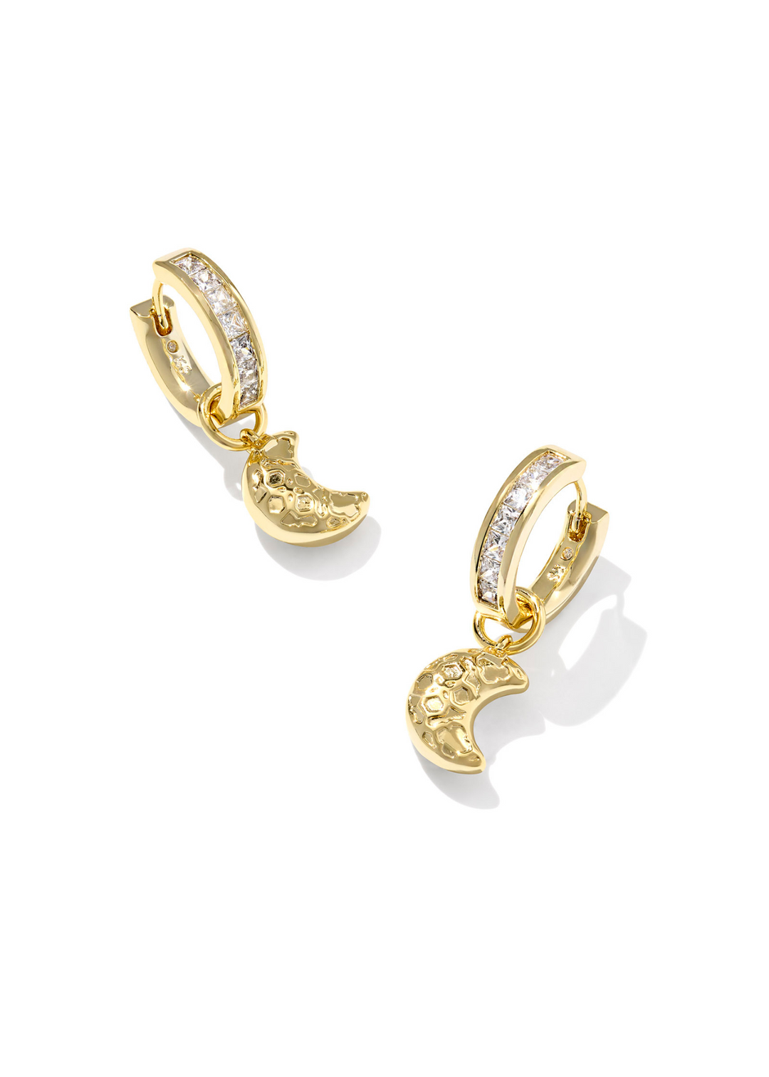 Kendra Scott Moon Huggie Earrings