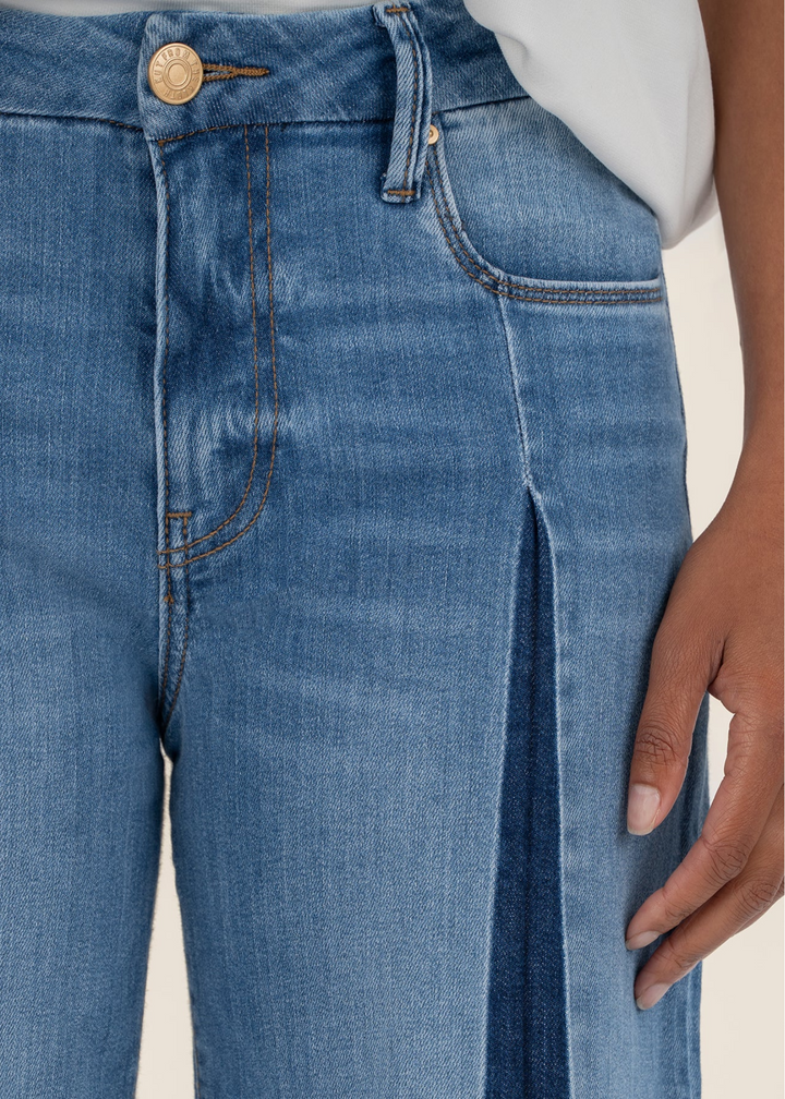 Kut From the Kloth Meg High Rise Wide Leg Front Pleat Jeans