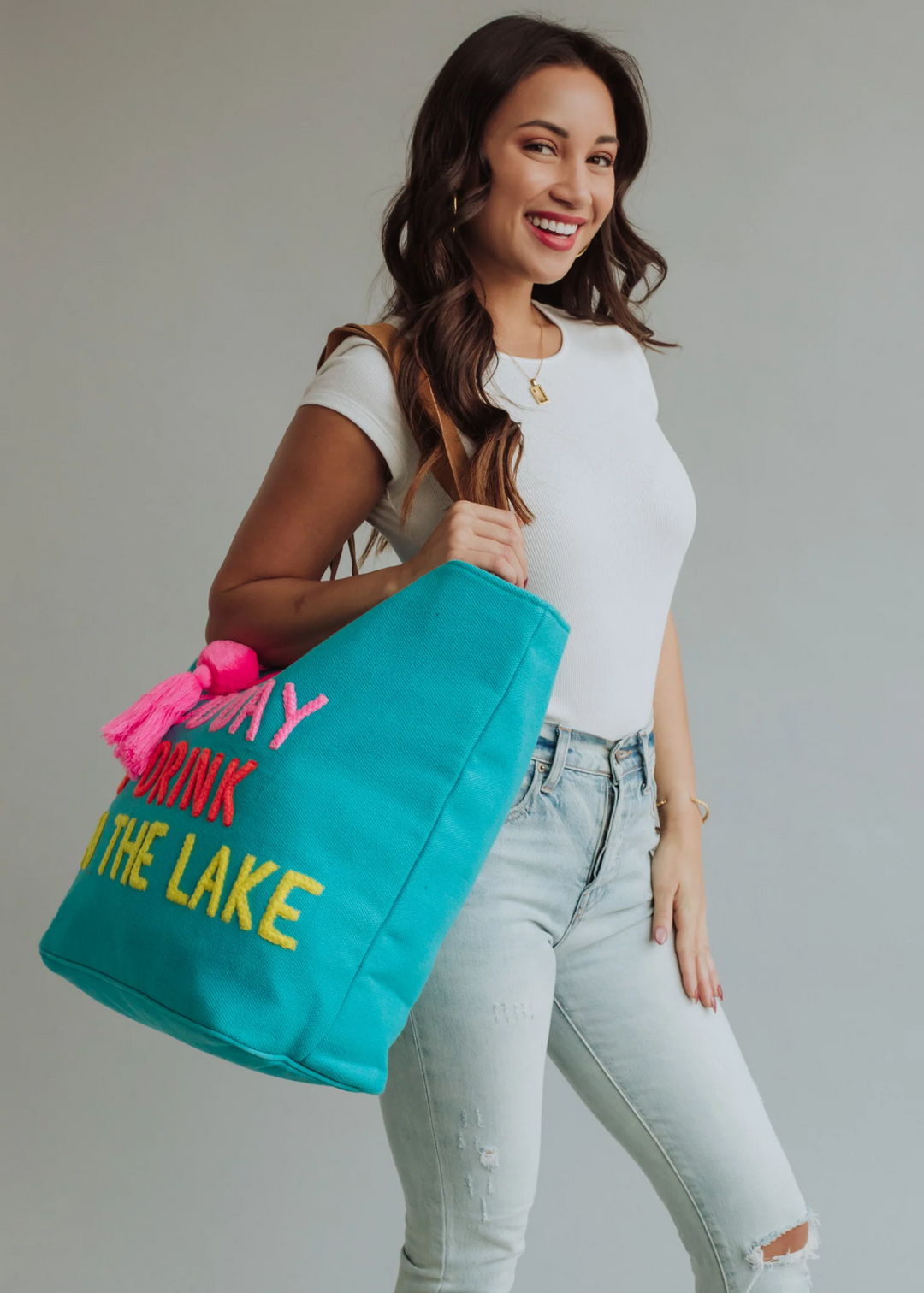 It's a Good Day to Drink On the Lake Tote