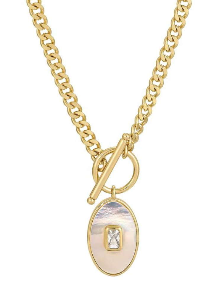 Leeada Juno Mother of Pearl Necklace