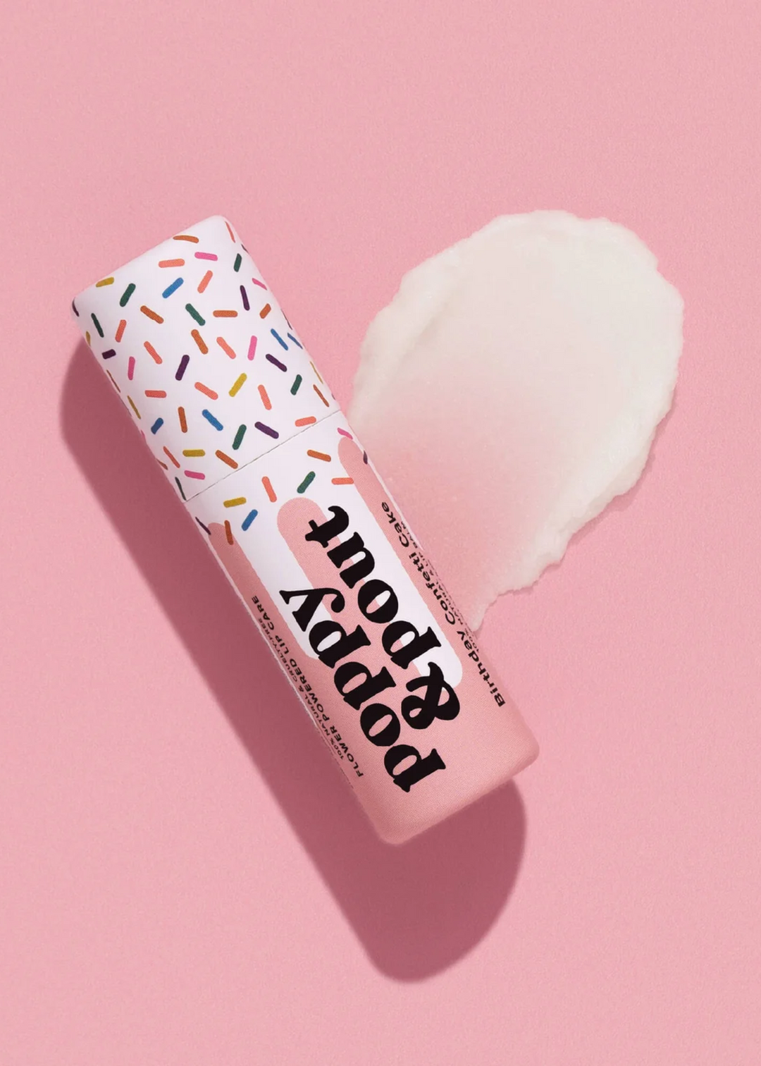 Poppy & Pout Lip Balm - Birthday Confetti Cake