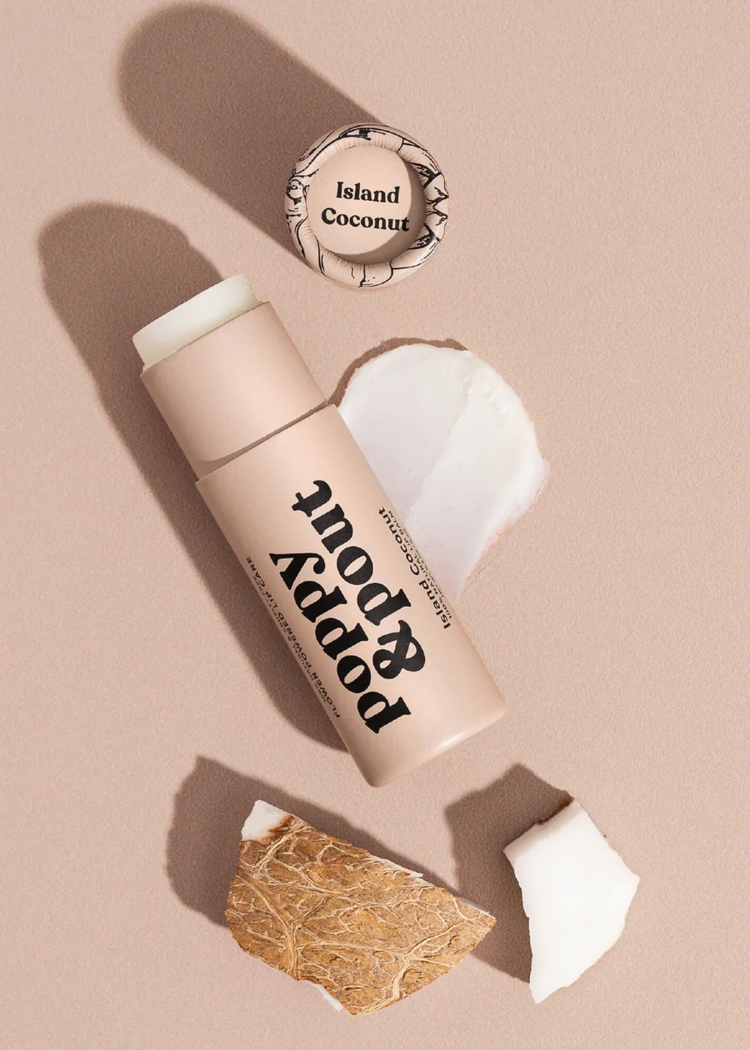 Poppy & Pout Lip Balm - Island Coconut