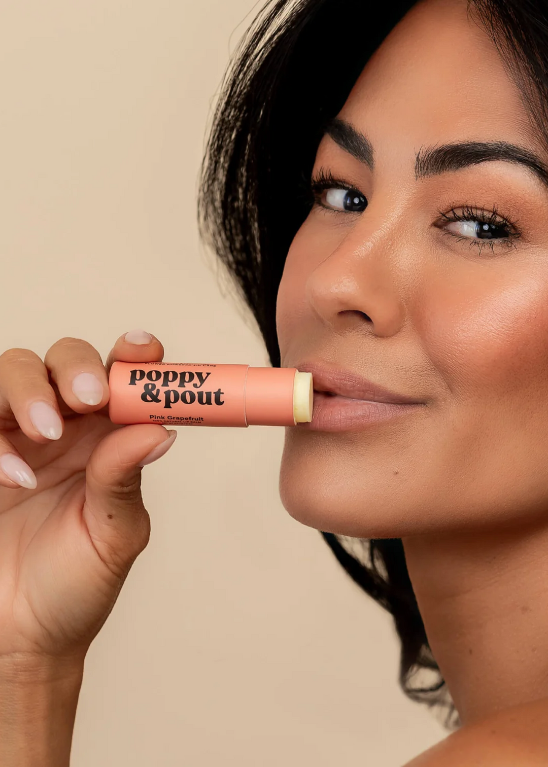 Poppy & Pout Lip Balm - Pink Grapefruit