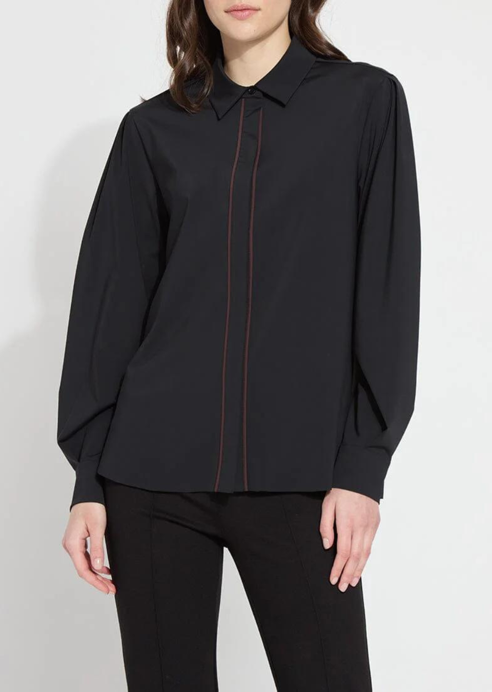 Lysse Nera Pleated Sleeve Shirt