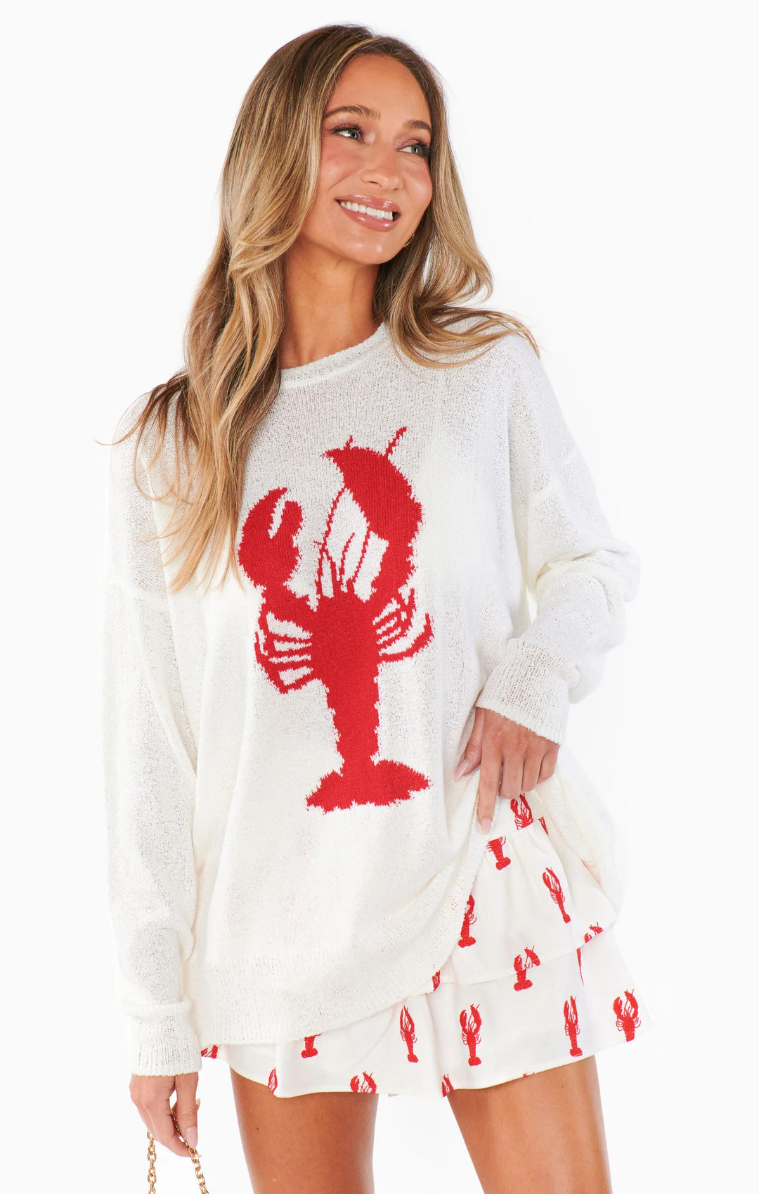 Show Me Your Mumu Woodsy Sweater - Lobster Knit
