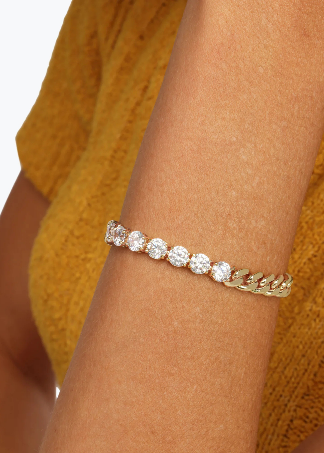 Melinda Maria Julian Loves Diamonds Bracelet - Gold