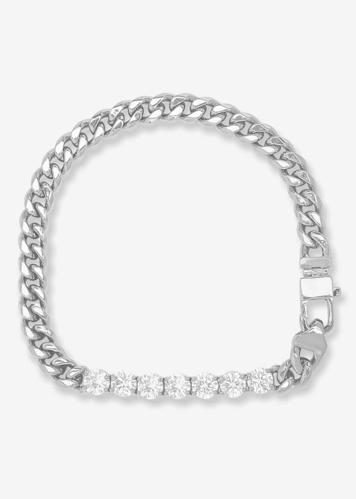 Melinda Maria Julian Loves Diamonds Bracelet - Silver