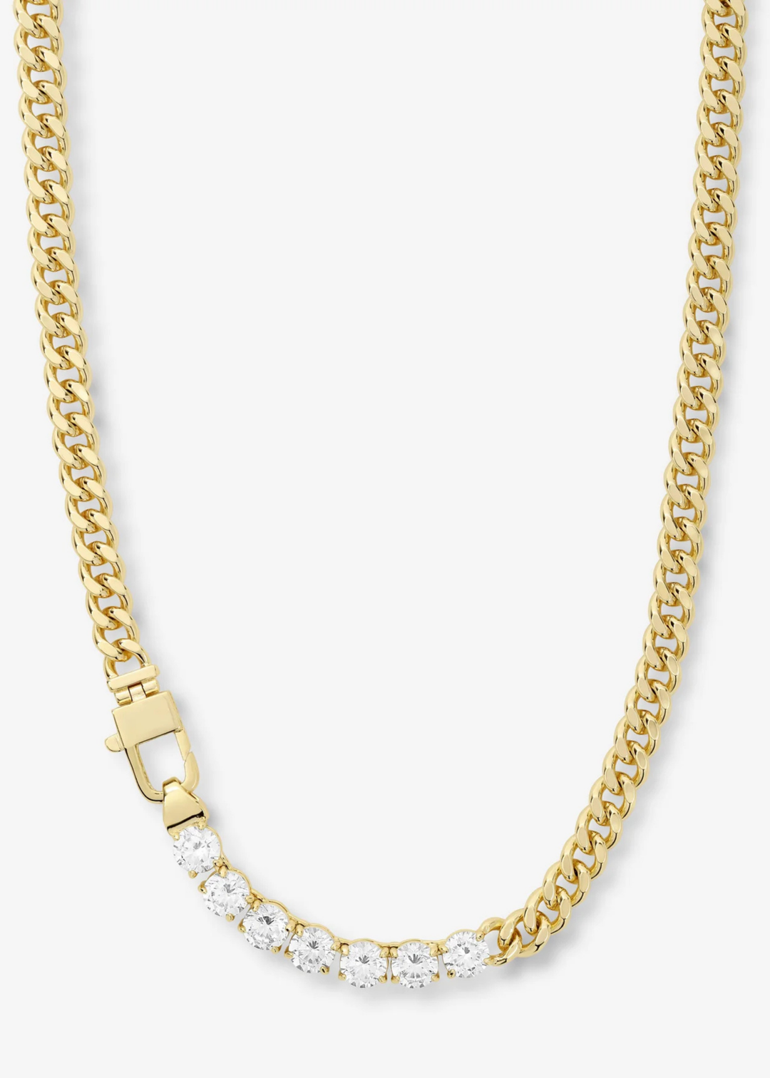 Melinda Maria Julian Loves Diamonds 18" Necklace - Gold