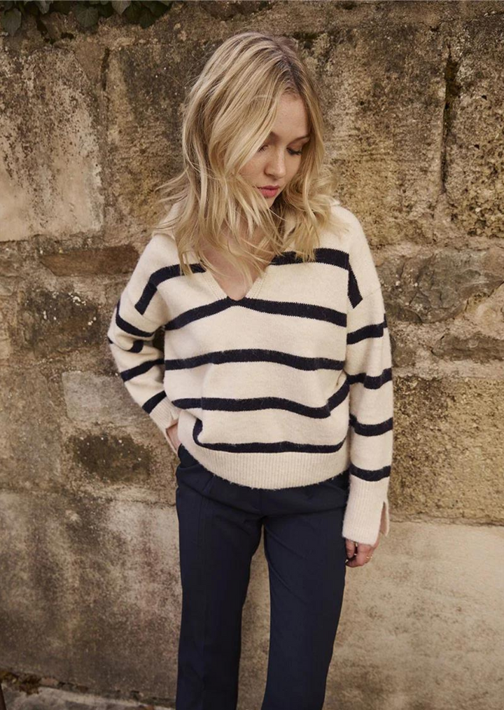 Coastline Striped Sweater