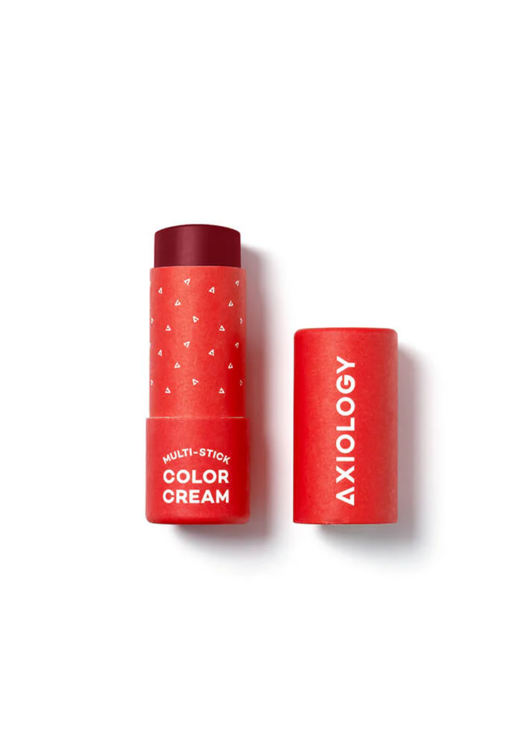 Makeup Multistick in a red tube with white lettering on a white background