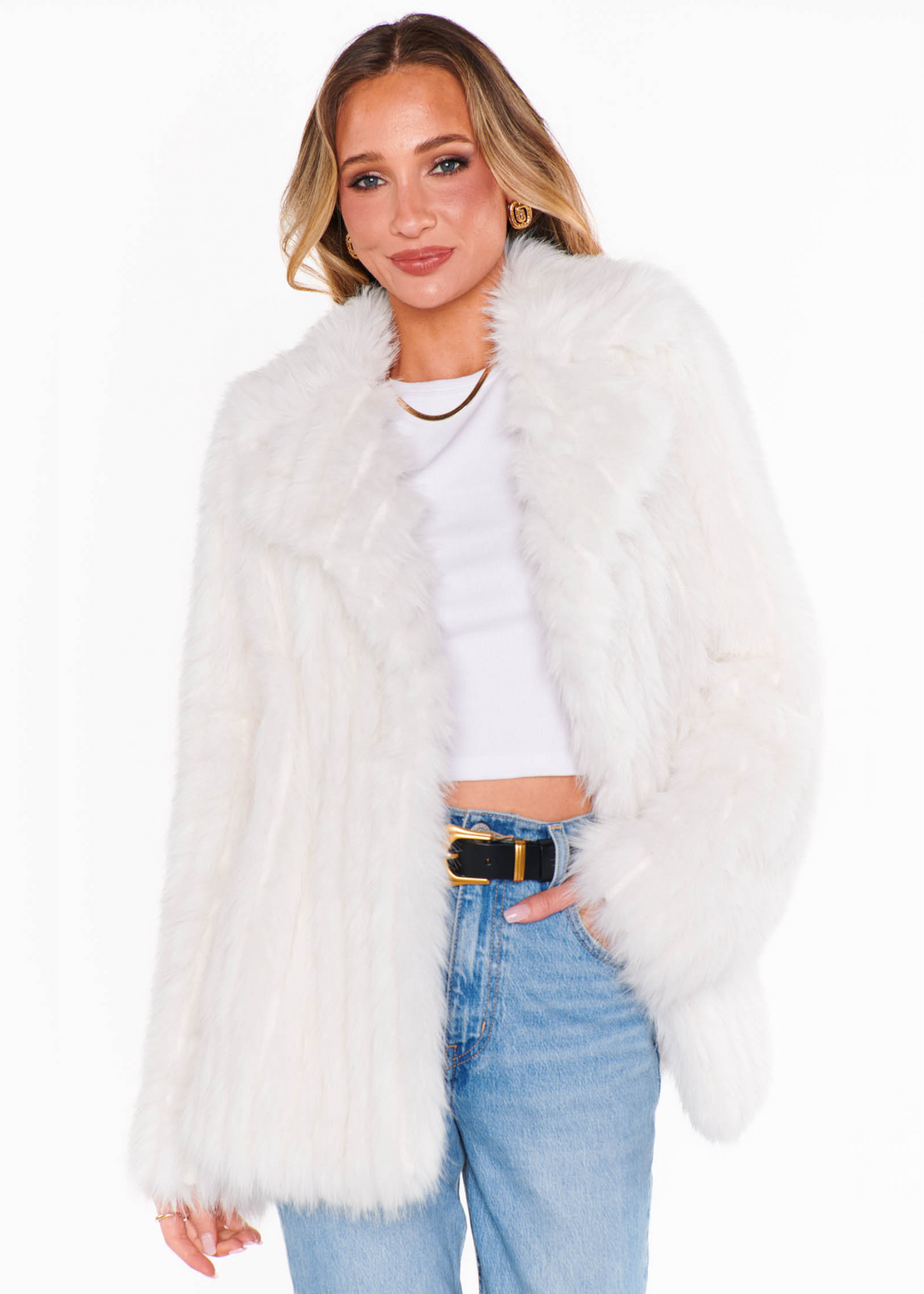 Show Me Your Mumu Salt Lake Fur Coat