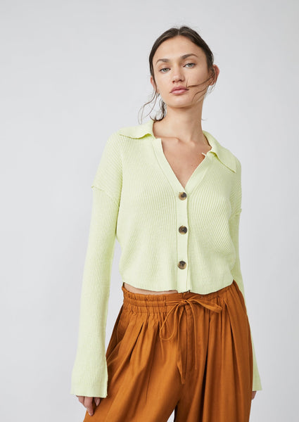 Ella Sweater Shirt - Key Lime Pie