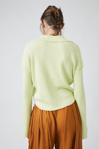 Ella Sweater Shirt - Key Lime Pie