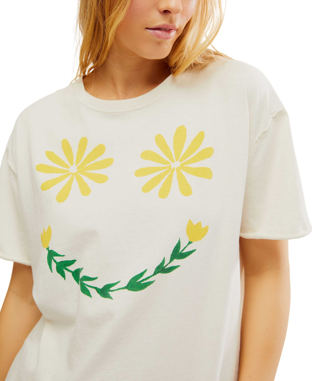 Free People Sunshine Smiles Tee