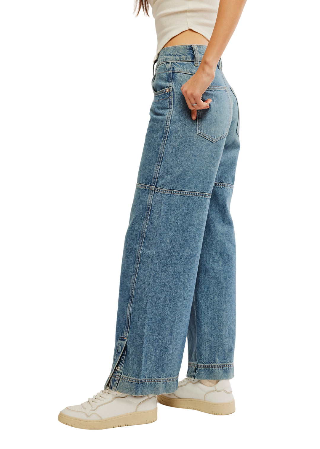 We The Free Benji Relaxed Wide Leg Jeans