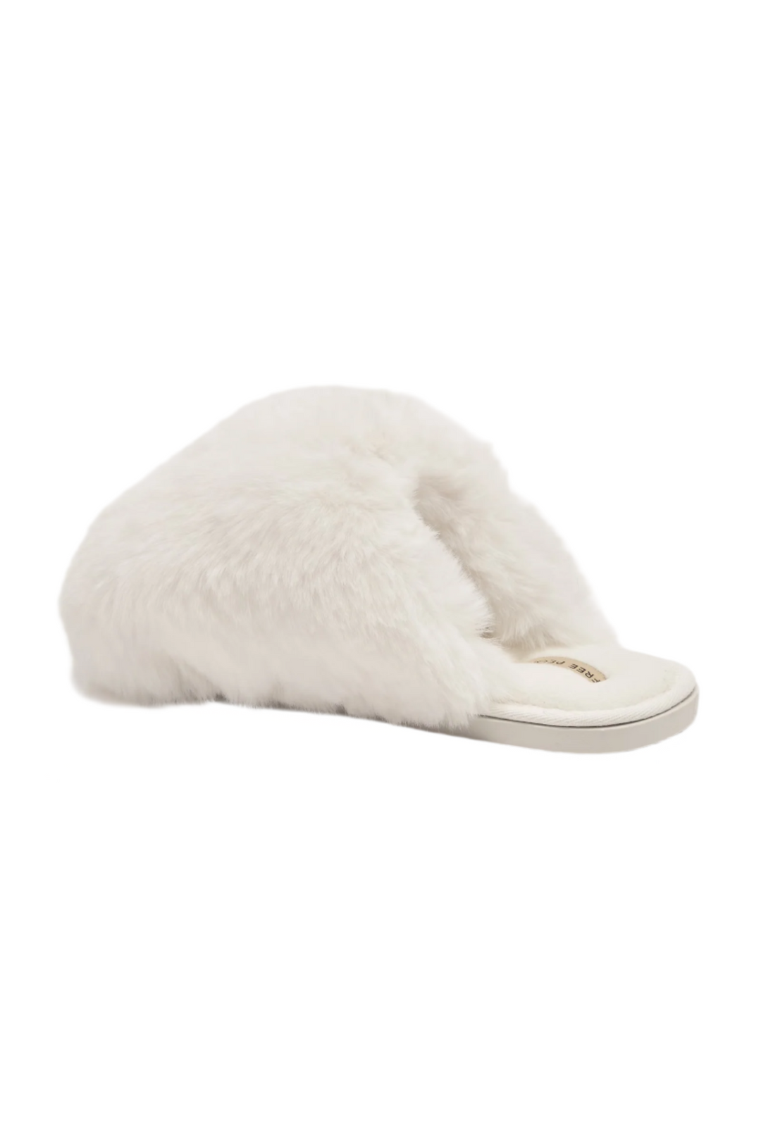 Free People Snowball Slipper - Snow Faux Fur