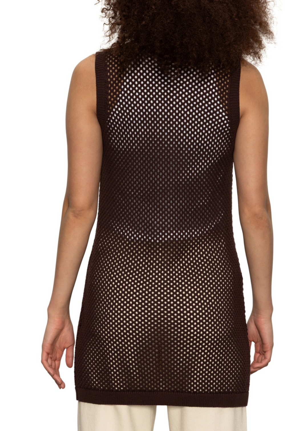 Sanctuary Clothing Long Openwork Vest
