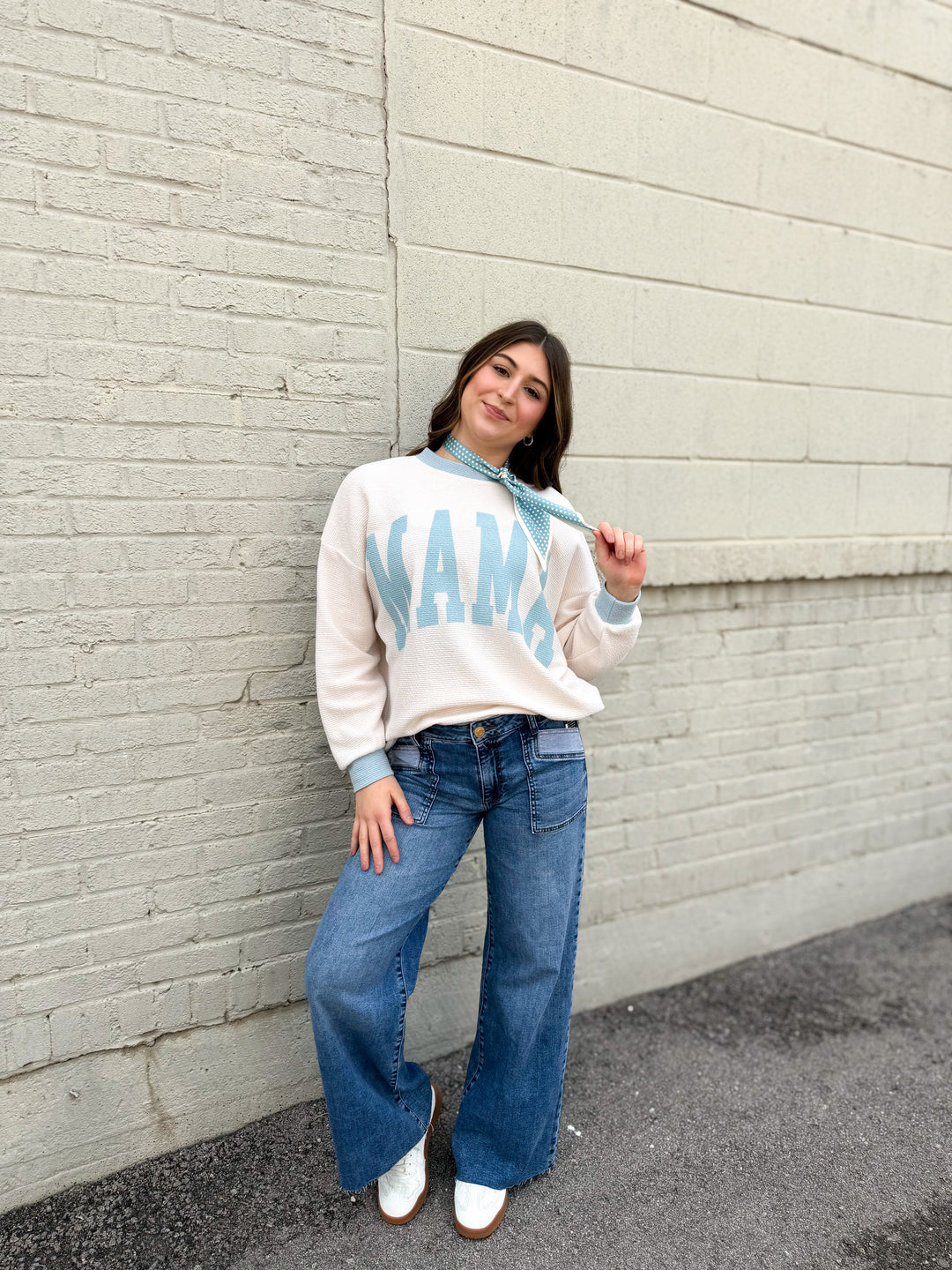 Mama Sweatshirt - Blue