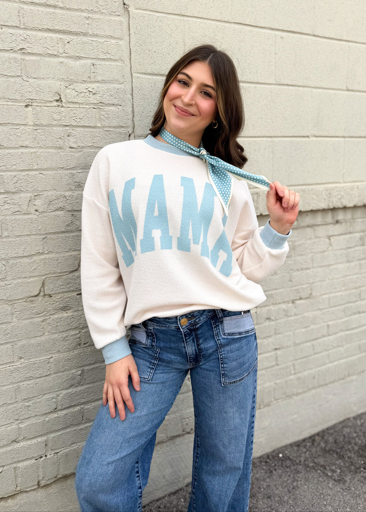 Mama Sweatshirt - Blue