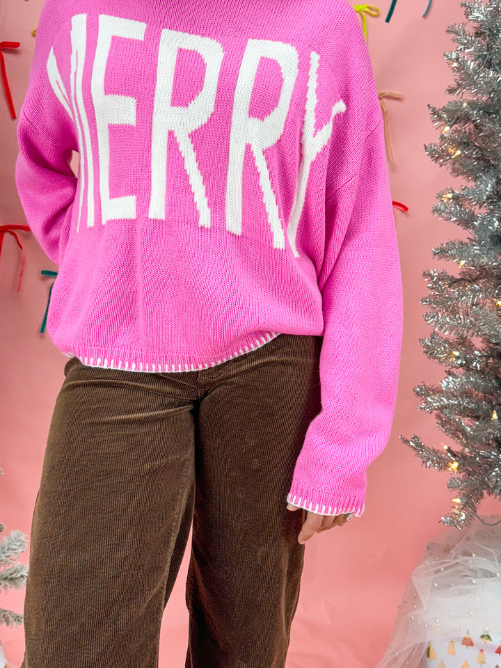 Merry Whipstitch Sweater